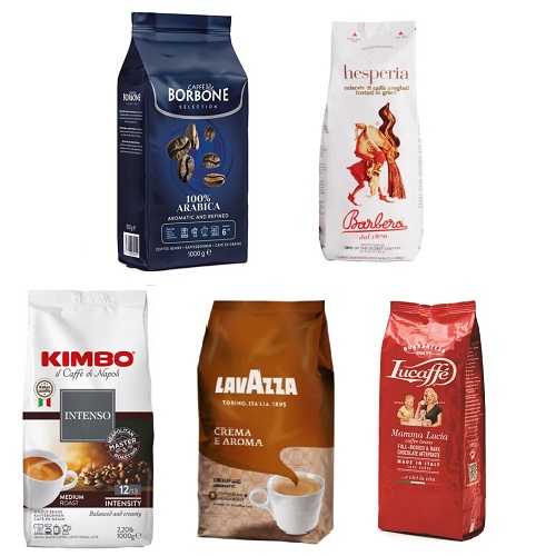 Кофе зерно 5 видов Кофе зерно 5 видов